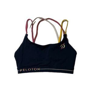 Peloton Minimalist Strappy Athletic Sports Bra Navy Women’s Size M